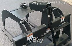 PALLET FORK GRAPPLE SKID STEER LOADER TRACTOR ATTACHMENT New Holland Caterpillar