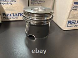 Pistons & Rings Set For Case IH Tractors New Holland Skid Steer Loaders 87317253