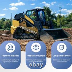 Rear Track Idler for CASE, New Holland Skid Steer Loader C175 C185 C190 Black