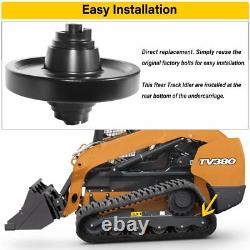 Rear Track Idler for CASE, New Holland Skid Steer Loader C175 C185 C190 Black