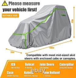 Skid Steer Cab Cover Fit Bobcat, Cat, John Deere, Case, New Holland Etc. Waterpr