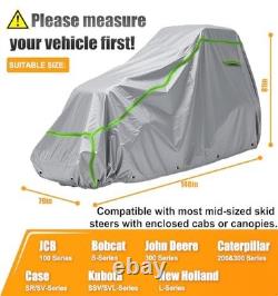 Skid Steer Cab Cover Fit Bobcat, Cat, John Deere, Case, New Holland etc. Waterpr