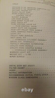 Sperry New Holland L-781 L-784 L-785 Skid Steer Loader Service Parts Catalog