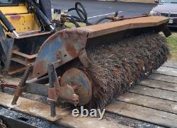 Sweepster 72'' Angle Mount Skid Loader Broom Attachment S32C6UNH New Holland
