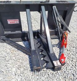 Tree and Post Puller Attachment Fits Skid Steer Quick Connect