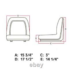 Universal Seat Fits Skid Steer Fits Bobcat Fits New Holland Fits Kubota Fits