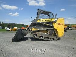 Used NEW HOLLAND C227 SKID STEER 3rd Valve Rubber Tracks Foot Controls