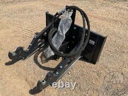 Wolverine 3-Point Hitch PTO Adapter Plate Hydraulic Skid Steer Attachment Bobcat